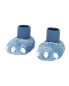 Baby Dinosaur Soft Slippers - Blue, image 1 of 3 slides