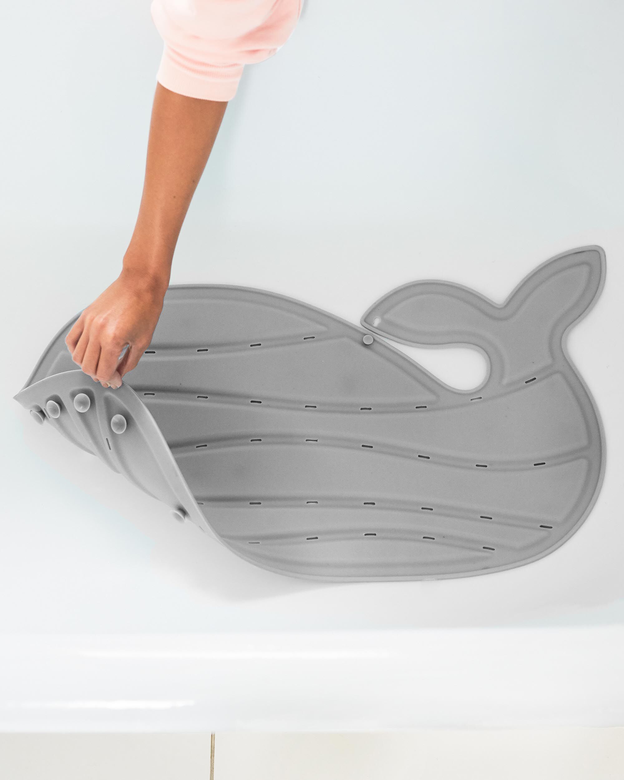 Moby® Bath Mat - Grey, image 5 of 7 slides