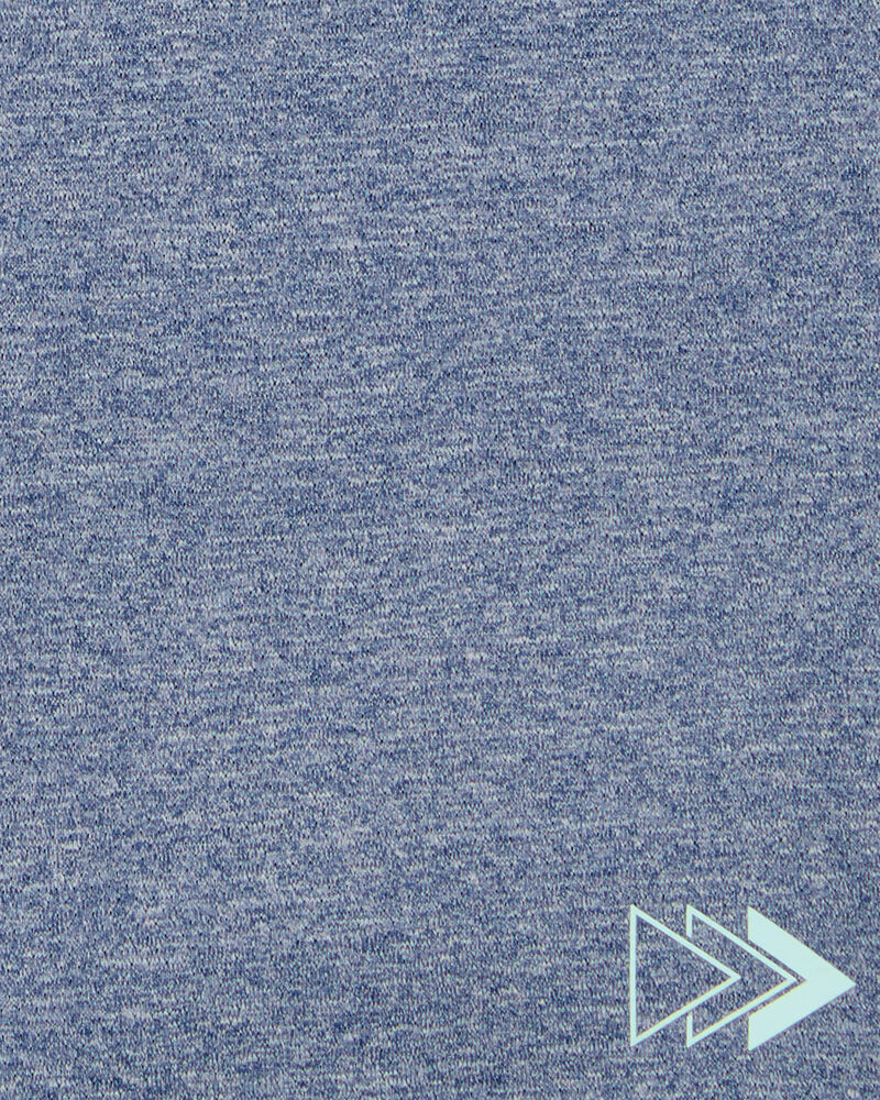 Kid Active Muscle Tank - Blue, image 2 of 3 slides