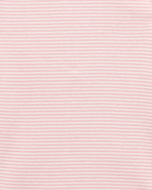 Baby Girl 5-Pack Floral Bunny Short-Sleeve Cotton Bodysuits - Pink, image 7 of 8 slides