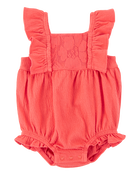 Baby Girl Lace Crinkle Jersey Bubble, image 1 of 3 slides