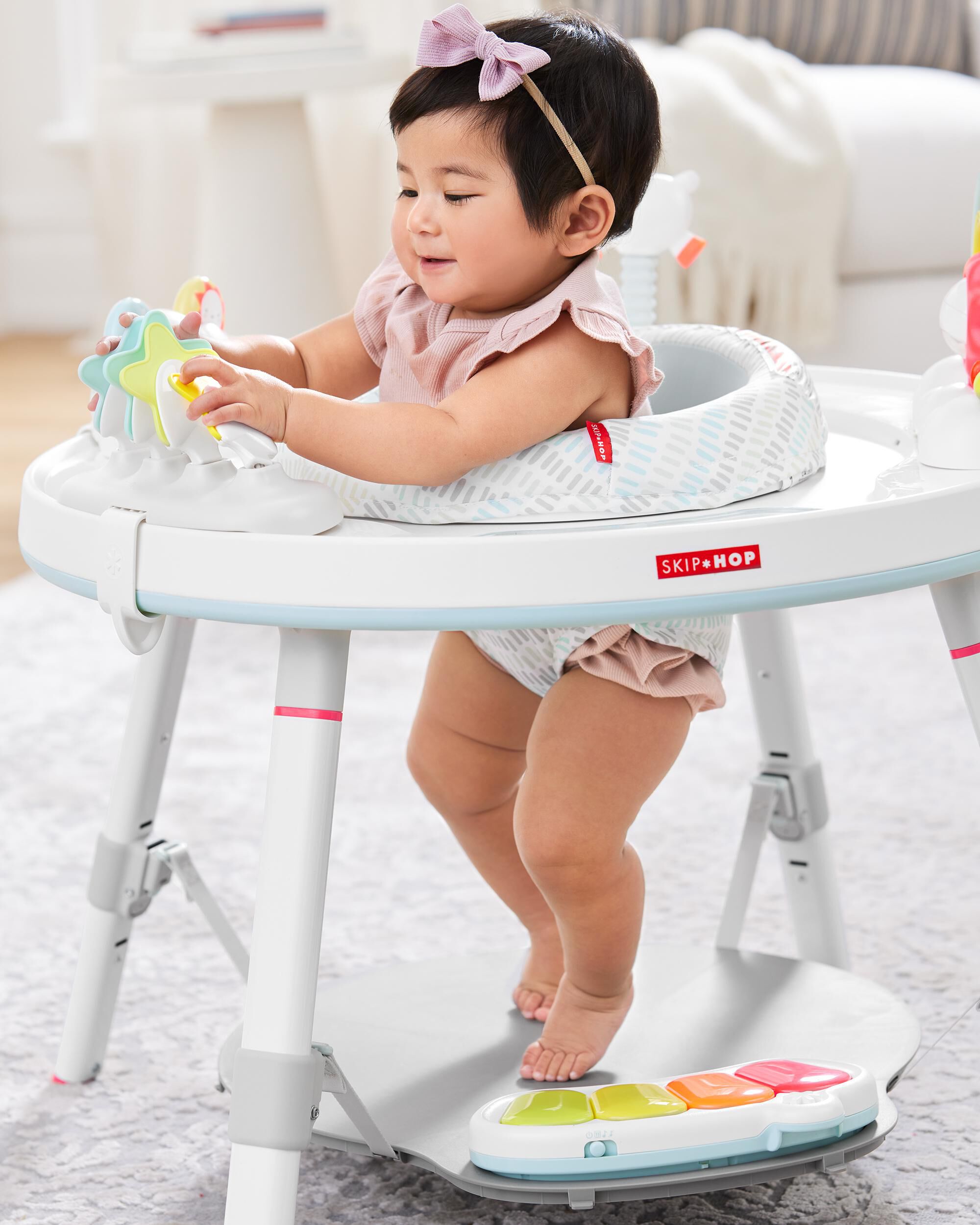 silver lining cloud baby's view activity center