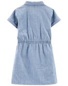 Kid Chambray Shirt Dress, image 2 of 4 slides