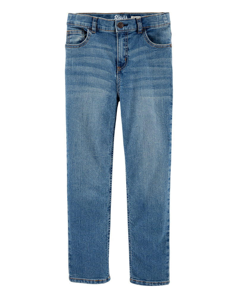 Kid Medium Wash Straight-Leg Jeans, image 1 of 5 slides