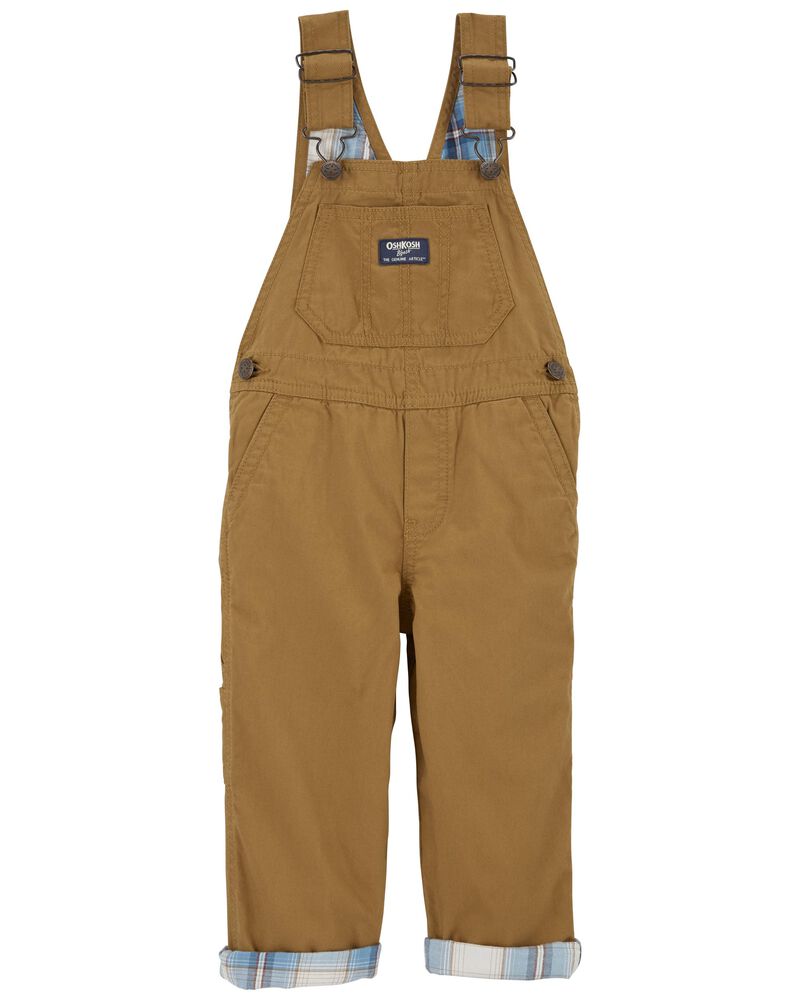 Toddler Lightweight Canvas Overalls, image 1 of 4 slides