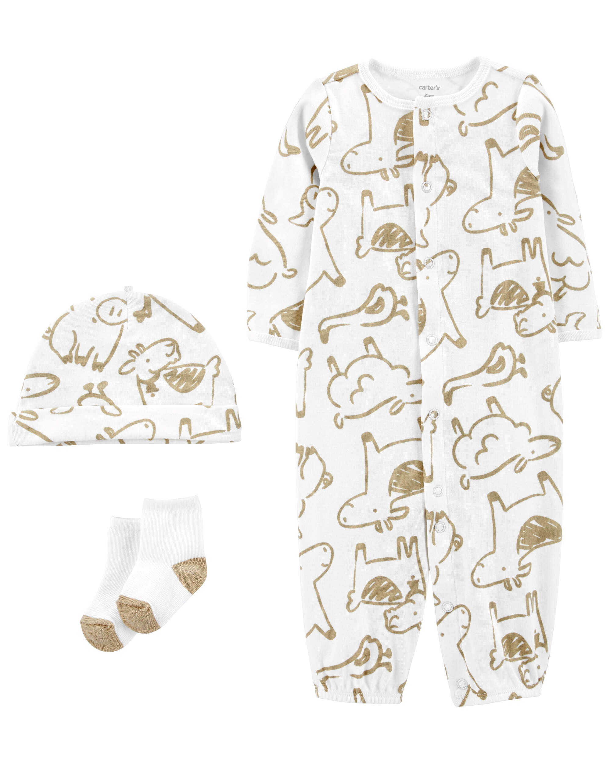 Multi Baby 3 Piece Converter Gown Set skiphop