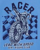 Kid Racer Motorcycle Graphic Tee, image 2 of 3 slides