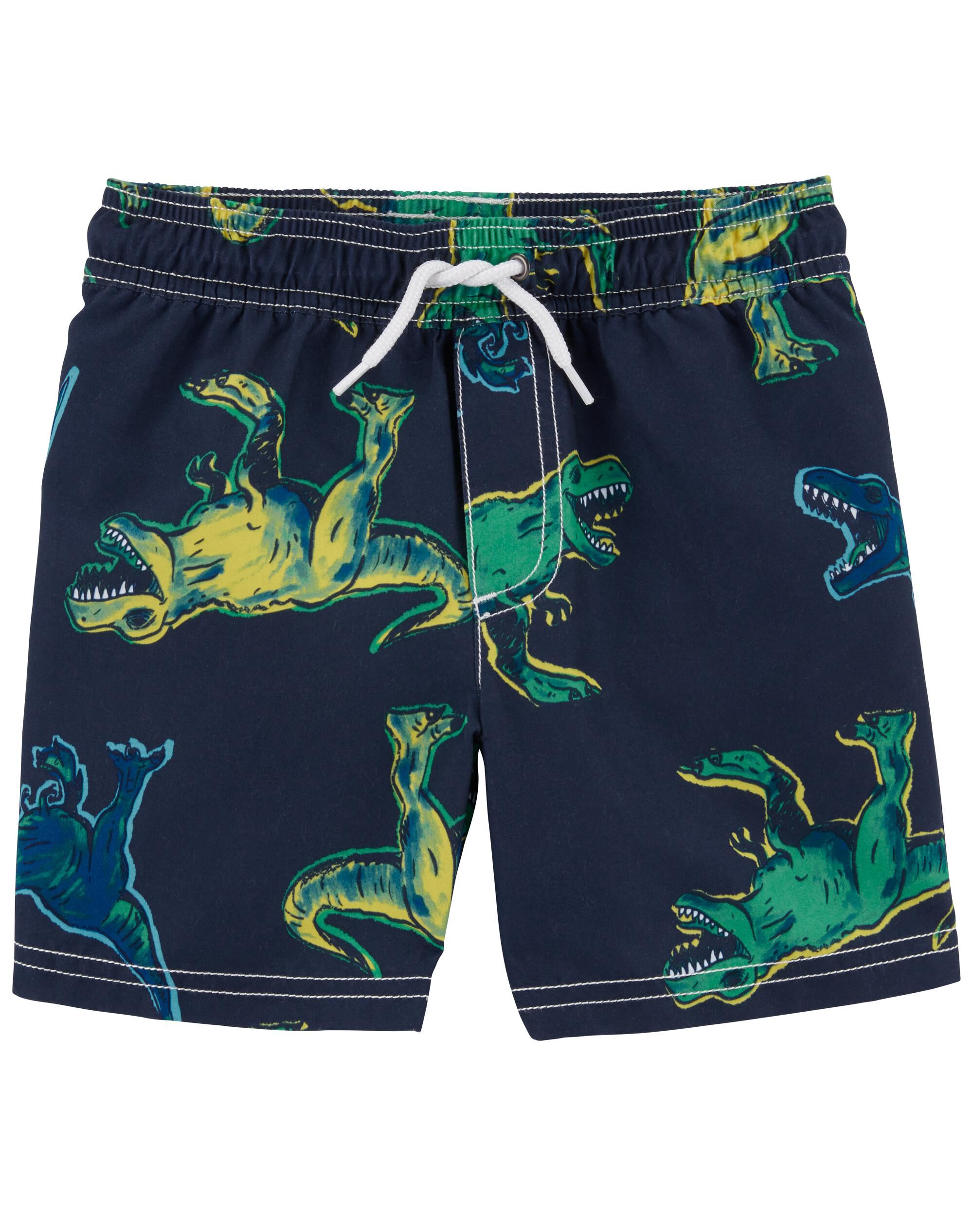 Carter's dinosaur swim trunks sales