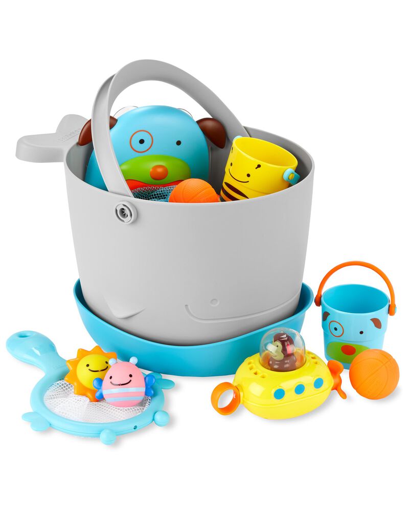 MOBY Fun-Filled Bath Toy Bucket Gift Set, image 7 of 12 slides
