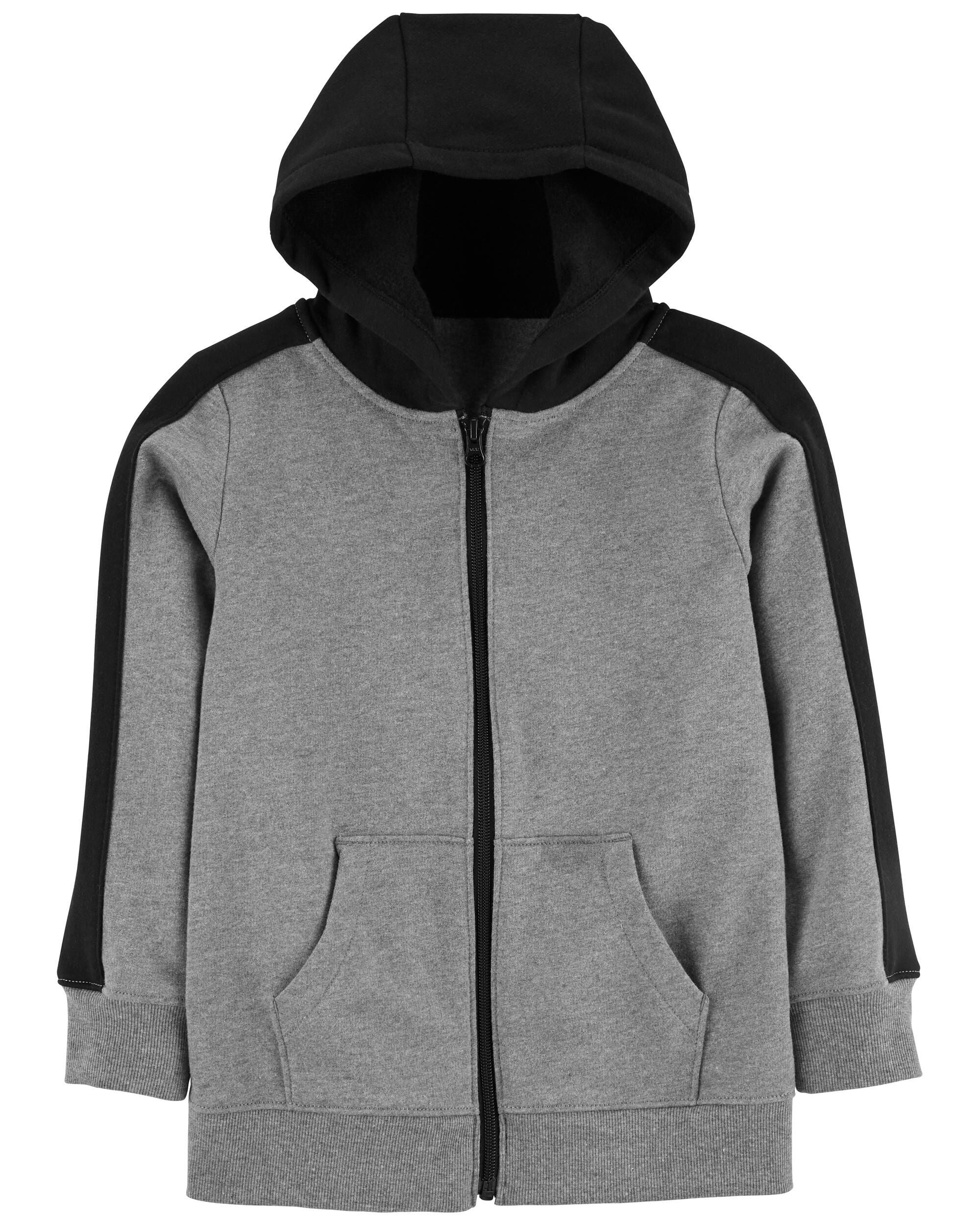 Baby boy black sale zip up hoodie