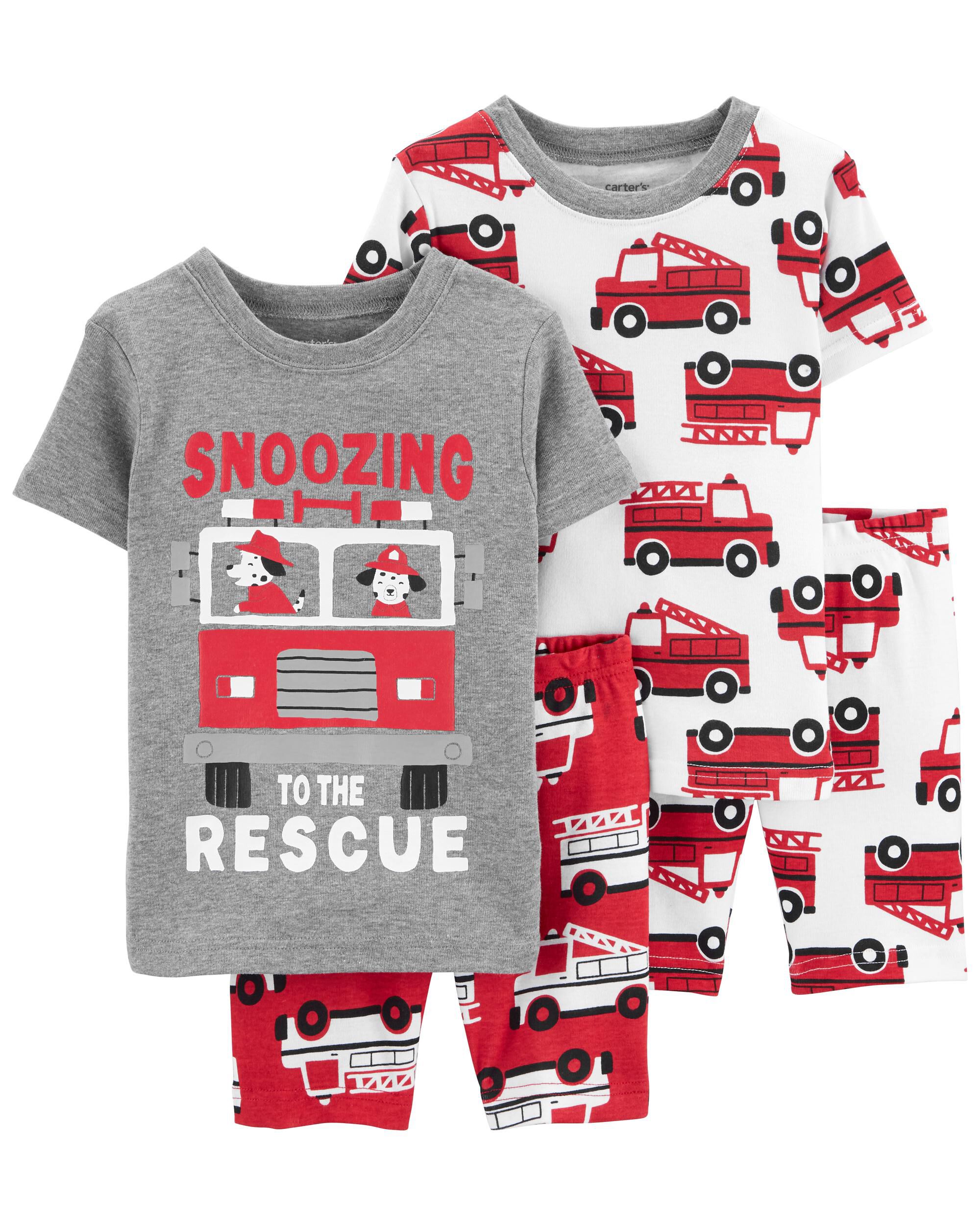 Carter's fire sales truck pajamas