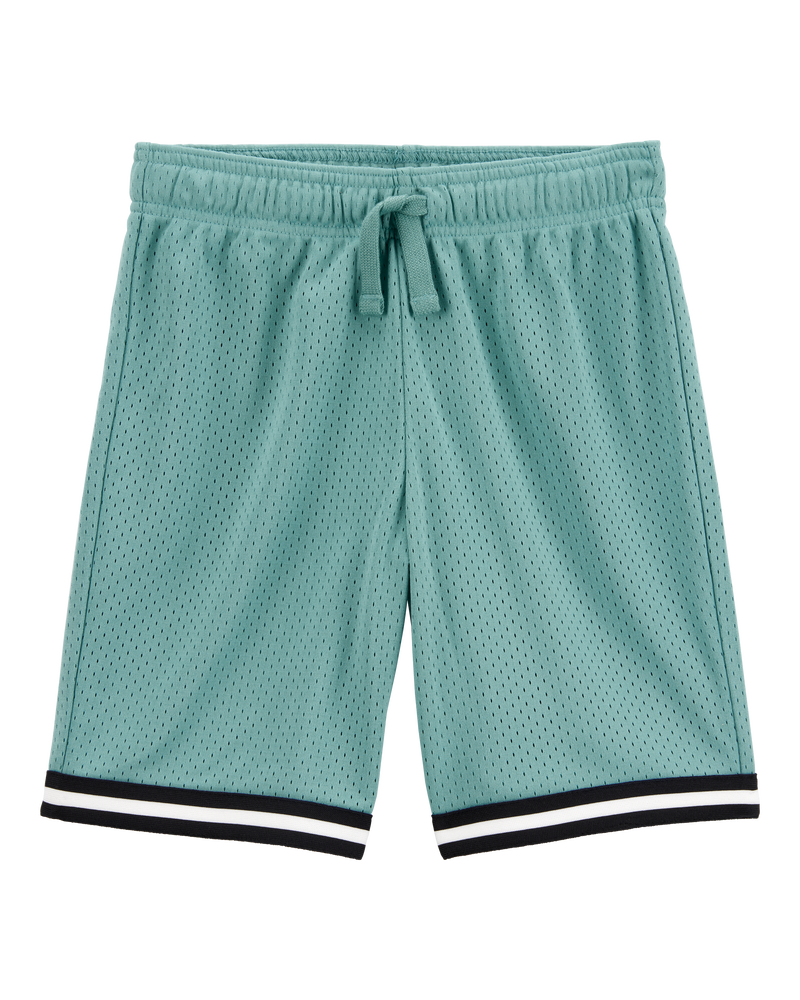 Boys Fan-Favorite Basketball Mesh Short - Teal, image 1 of 5 slides