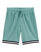 Boys Fan-Favorite Basketball Mesh Short - Teal, image 1 of 5 slides