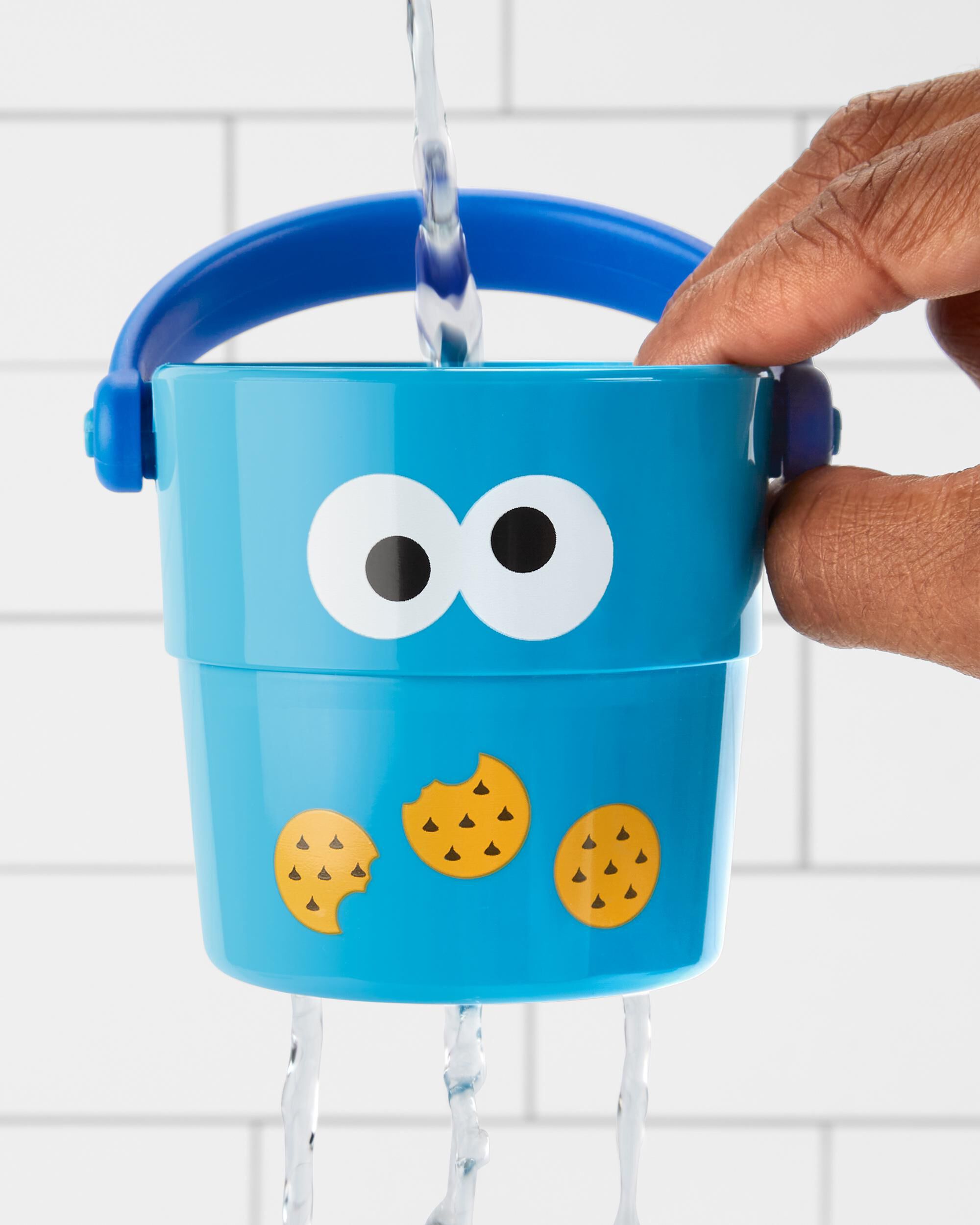 Sesame Street Stack & Pour Bath Buckets, 