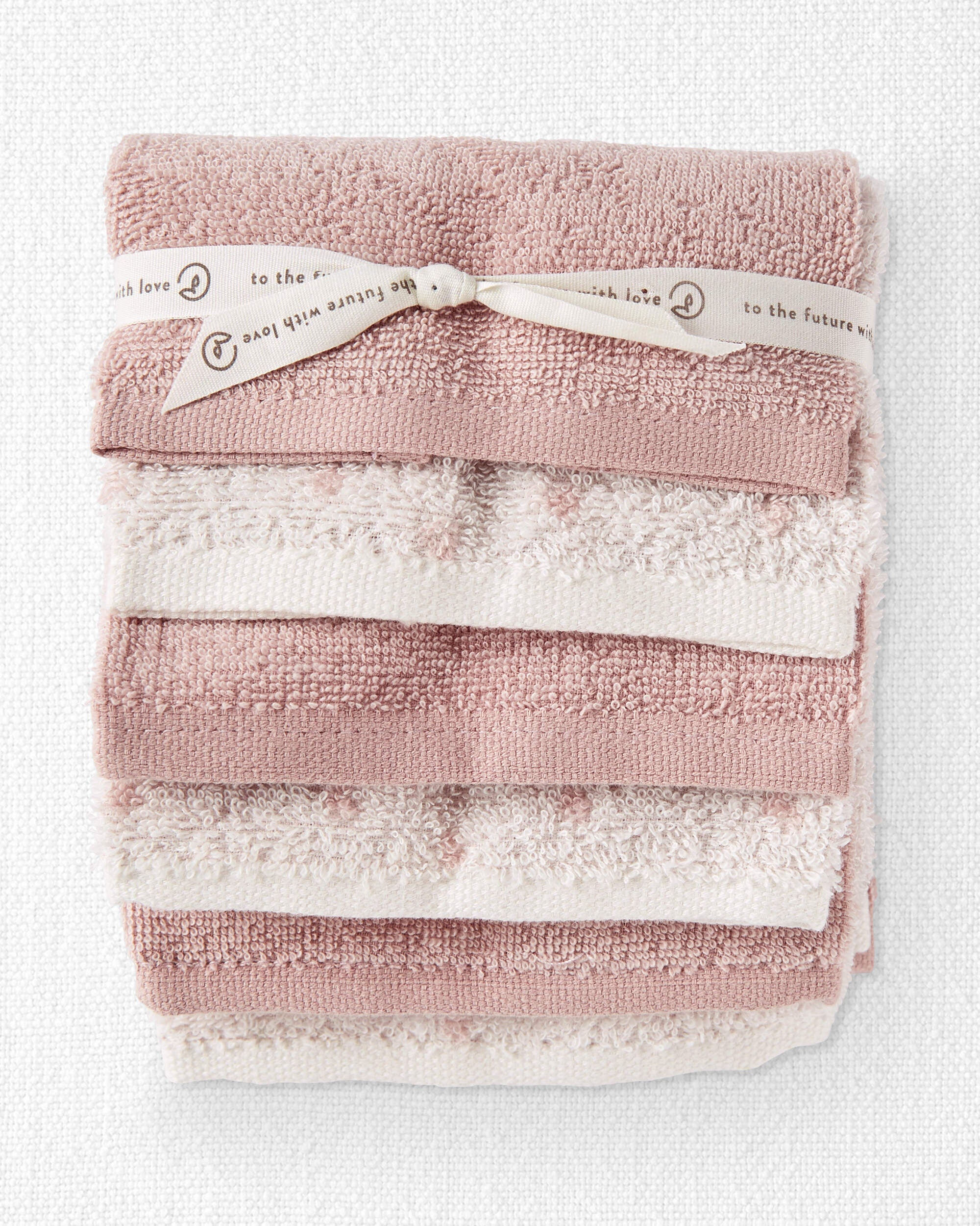 Baby 6-Pack Organic Cotton Washcloths, 