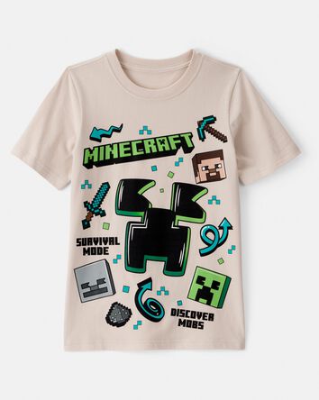 Kid Minecraft® Short-Sleeve Graphic Tee - Tan, 