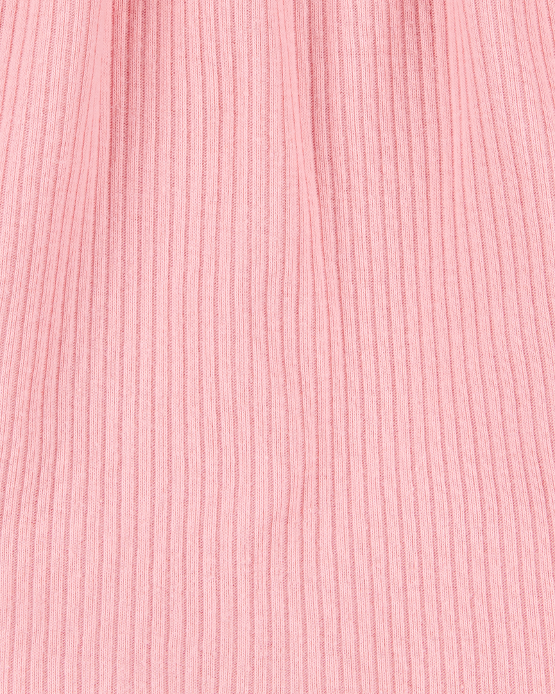 Baby 2-Piece Bodysuit Dress & Cardigan Set - Pink/Ivory, image 7 of 8 slides