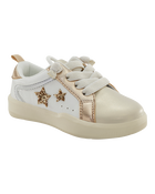 Toddler Metallic Star Sneakers - Gold, image 1 of 7 slides