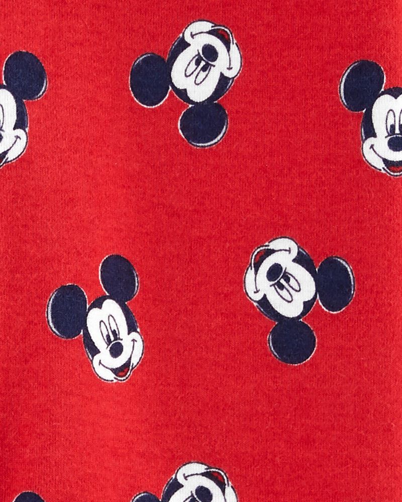 Baby 1-Piece Mickey Mouse 100% Snug Fit Cotton Footie Pajamas, image 2 of 4 slides