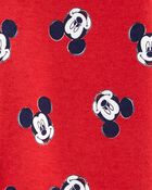 Baby 1-Piece Mickey Mouse 100% Snug Fit Cotton Footie Pajamas, image 2 of 4 slides