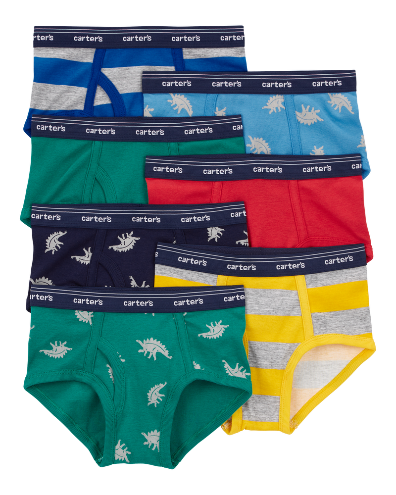 Toddler 7-Pack Cotton Briefs Underwear, image 1 of 2 slides