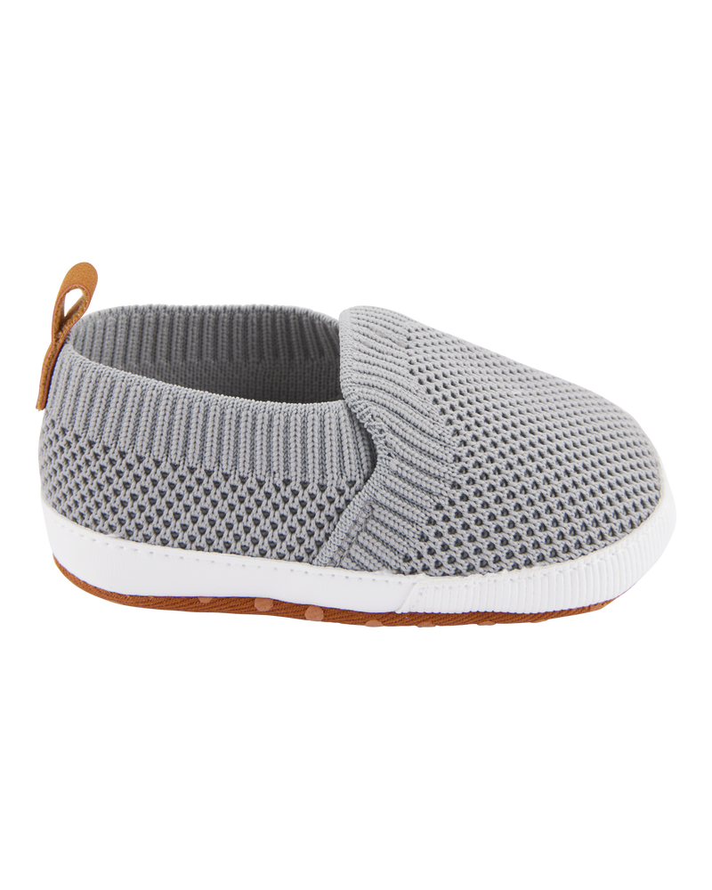 Baby Mesh Slip-On Shoes - Grey, image 2 of 7 slides