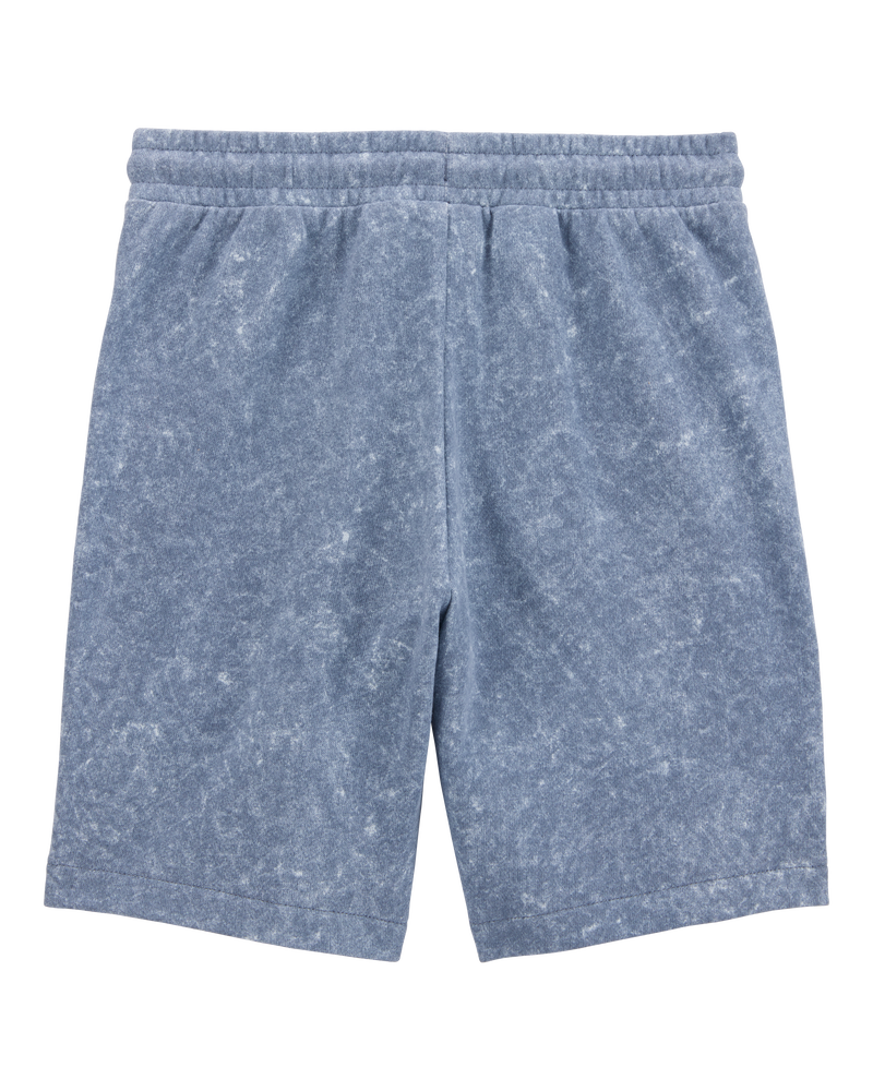 Kid Drawstring Lounge Short - Blue, image 2 of 4 slides