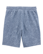 Kid Drawstring Lounge Short - Blue, image 2 of 4 slides