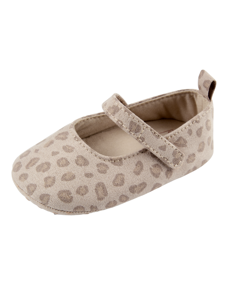 Baby Leopard Print Mary Jane Baby Shoes, image 6 of 7 slides