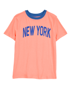 Kid New York Short-Sleeve Graphic Tee - Orange, image 1 of 3 slides