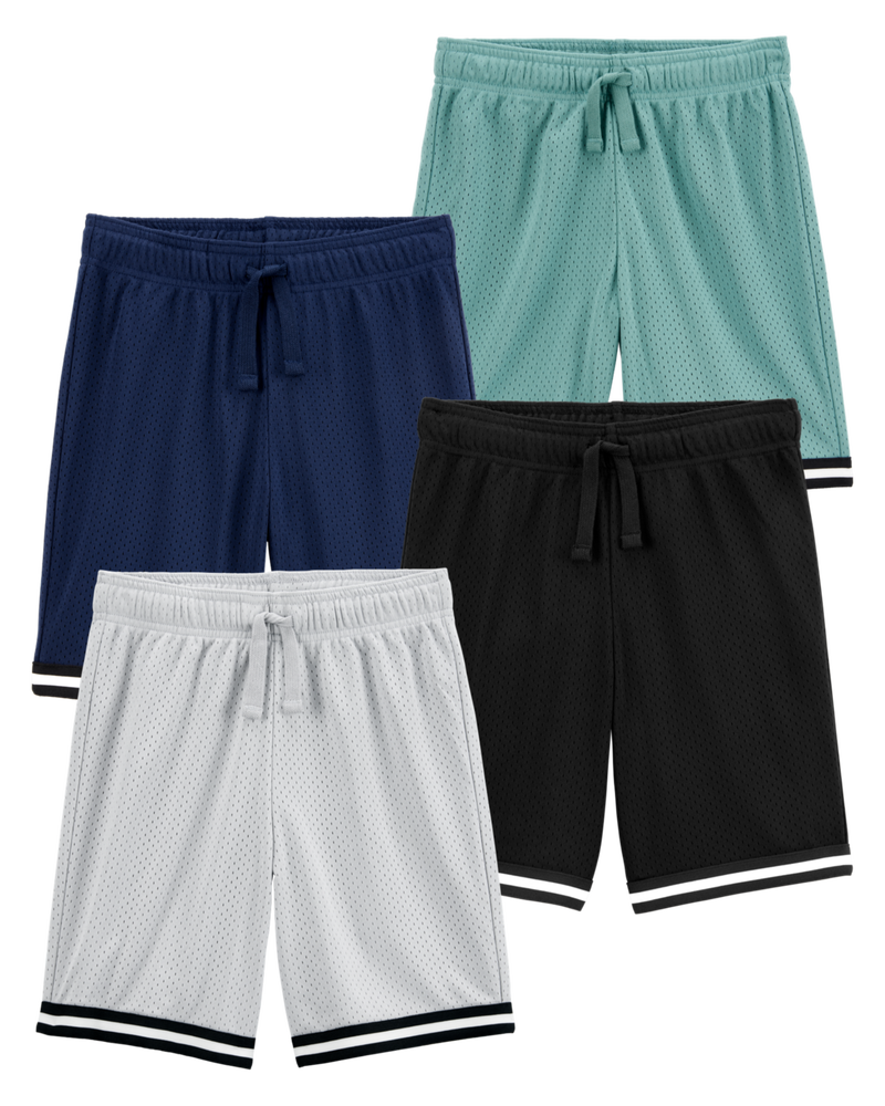 Kid 4-Pack Fan-Favorite Mesh Shorts
, image 1 of 14 slides
