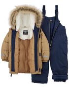 Toddler 2-Piece Hooded Snowsuit, image 2 of 3 slides