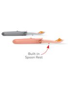 Skip Hop 2 Pack Easy Fold Travel Spoons 1 Each Grey and Soft Teal 30 g Skip Hop 2 Pack Easy Fold Travel Spoons 1 Each Grey and Soft Teal 30 g