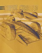 Kid Race Car Hooded Graphic Tee, image 3 of 4 slides