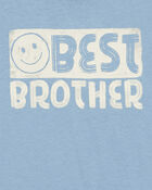 Kid Best Brother Short-Sleeve Graphic Tee - Blue, image 2 of 3 slides