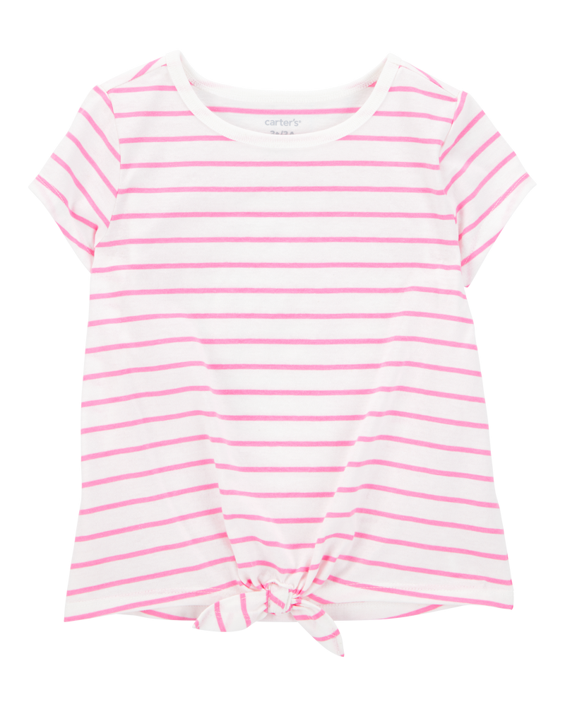 Toddler Striped Short-Sleeve Fashion Top, image 1 of 3 slides