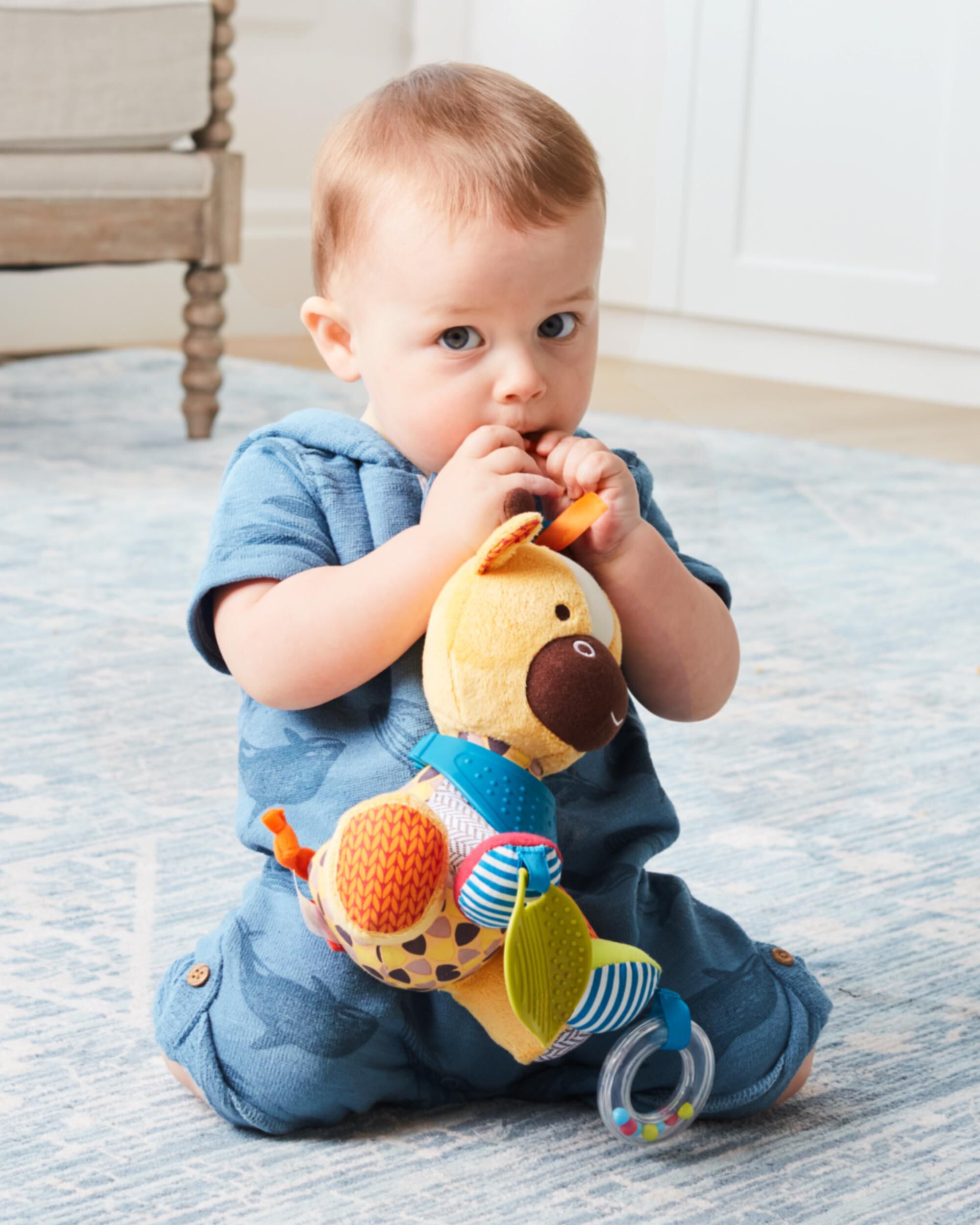 Giraffe Bandana Buddies Baby Activity Toy, image 5 of 5 slides