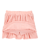 Toddler Crochet Pull-On Skort - Pink, image 4 of 6 slides