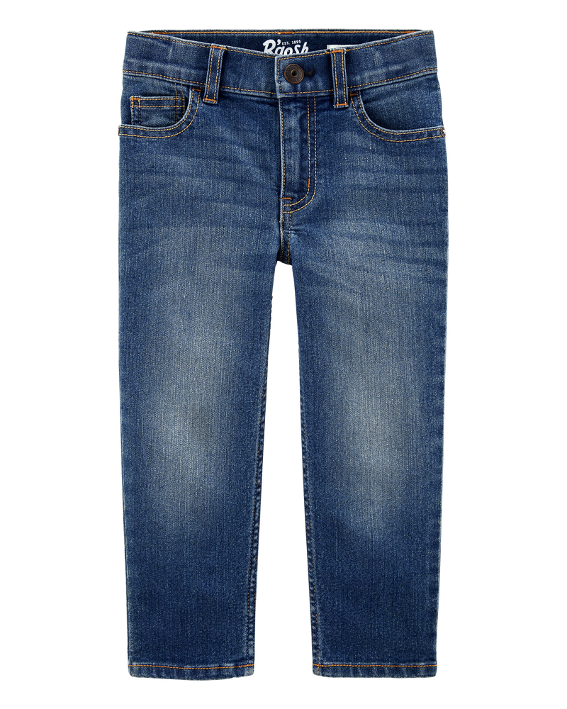 Toddler Dark Wash Straight-Leg Jeans, image 1 of 4 slides