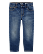 Toddler Dark Wash Straight-Leg Jeans, image 1 of 4 slides