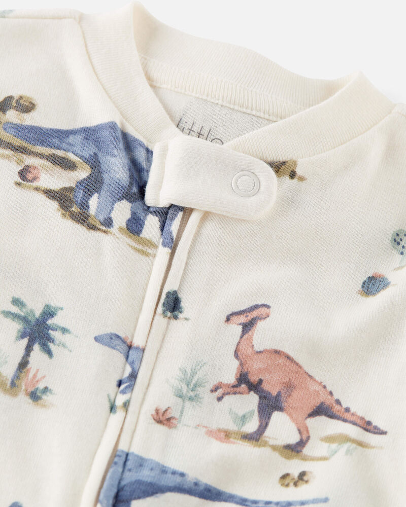 Baby Organic Cotton Sleep & Play Pajamas , image 2 of 6 slides