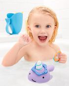 ZOO® Narwhal Ring Toss Baby Bath Toy, image 8 of 11 slides