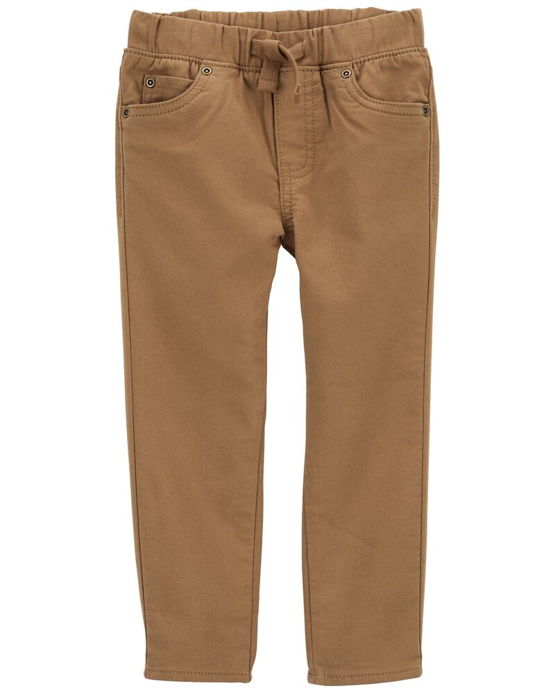 Baby Pull-On Khaki Pants, image 1 of 3 slides