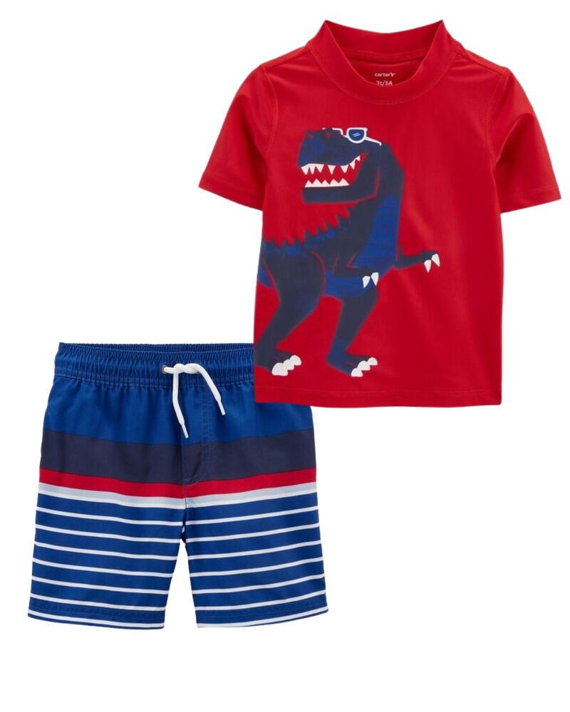 Carters dinosaur swim trunks outlet