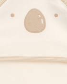 Ivory/Khaki Baby 2-Pack Koala Hooded Towels | skiphop.com