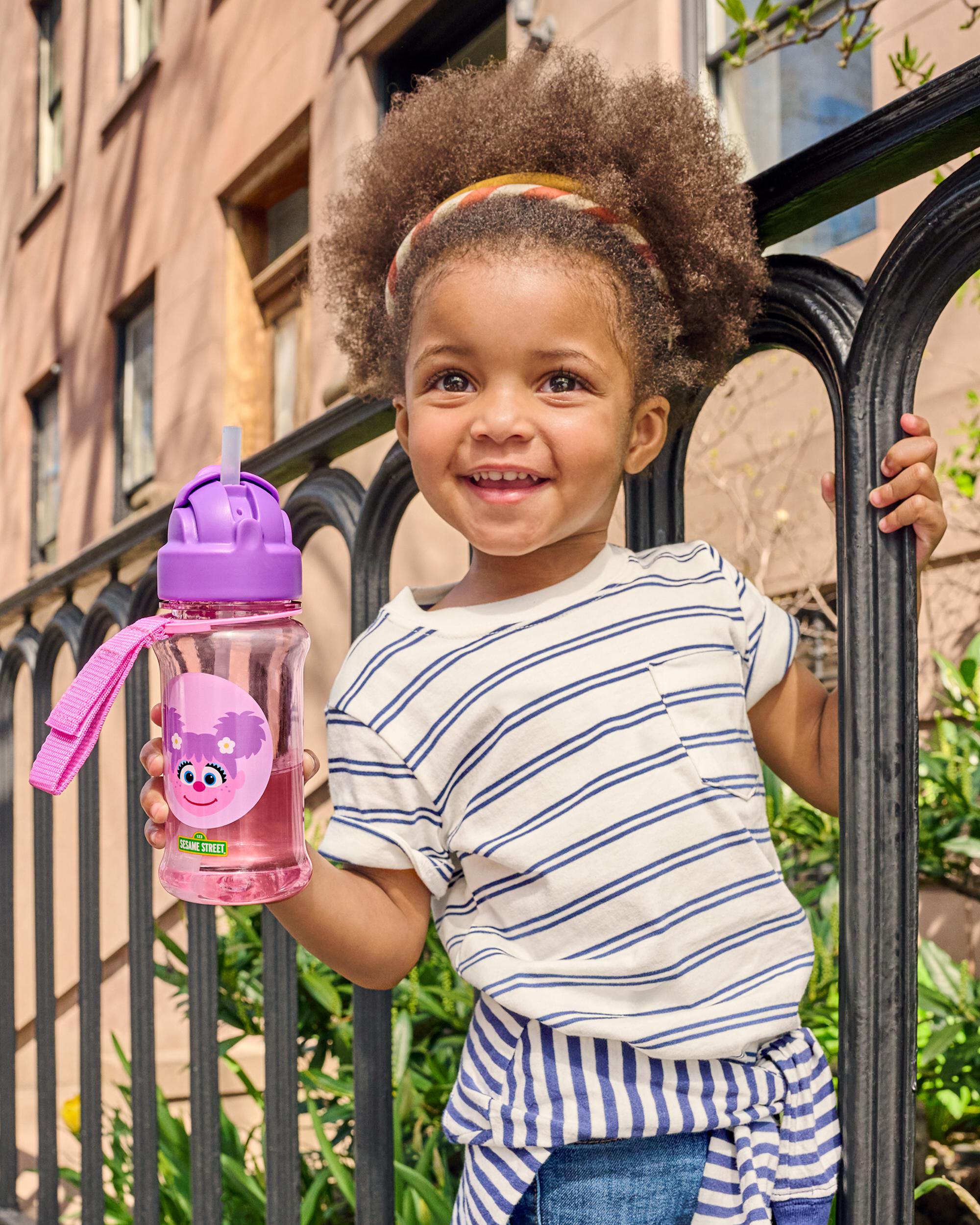 Abby Cadabby Sesame Street Snack Cup Straw Bottle Set Abby Cadabby skiphop