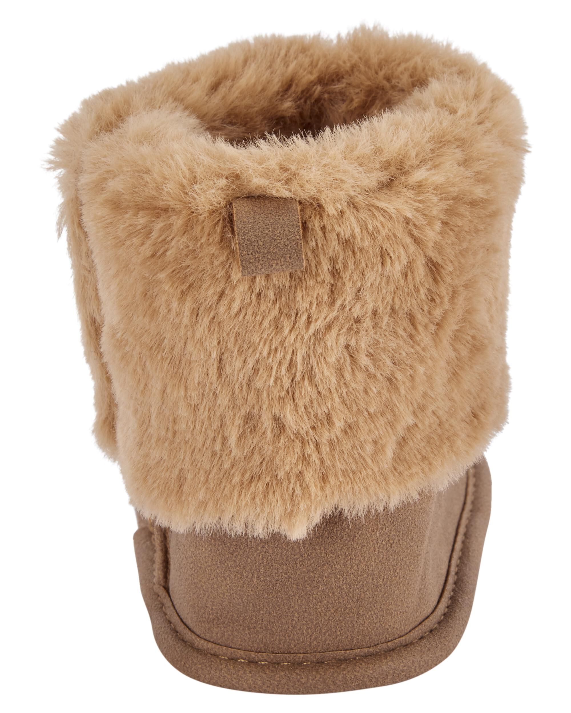 Childrens faux store fur boots