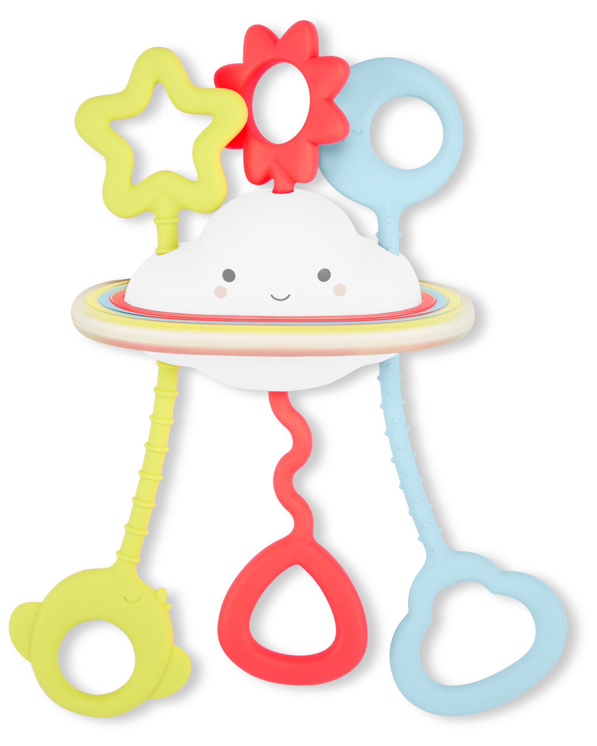 Baby Silver Lining Cloud Pull & Play Baby Sensory Toy, image 1 of 5 slides