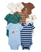 Baby 7-Pack Short-Sleeve Bodysuits, image 1 of 10 slides