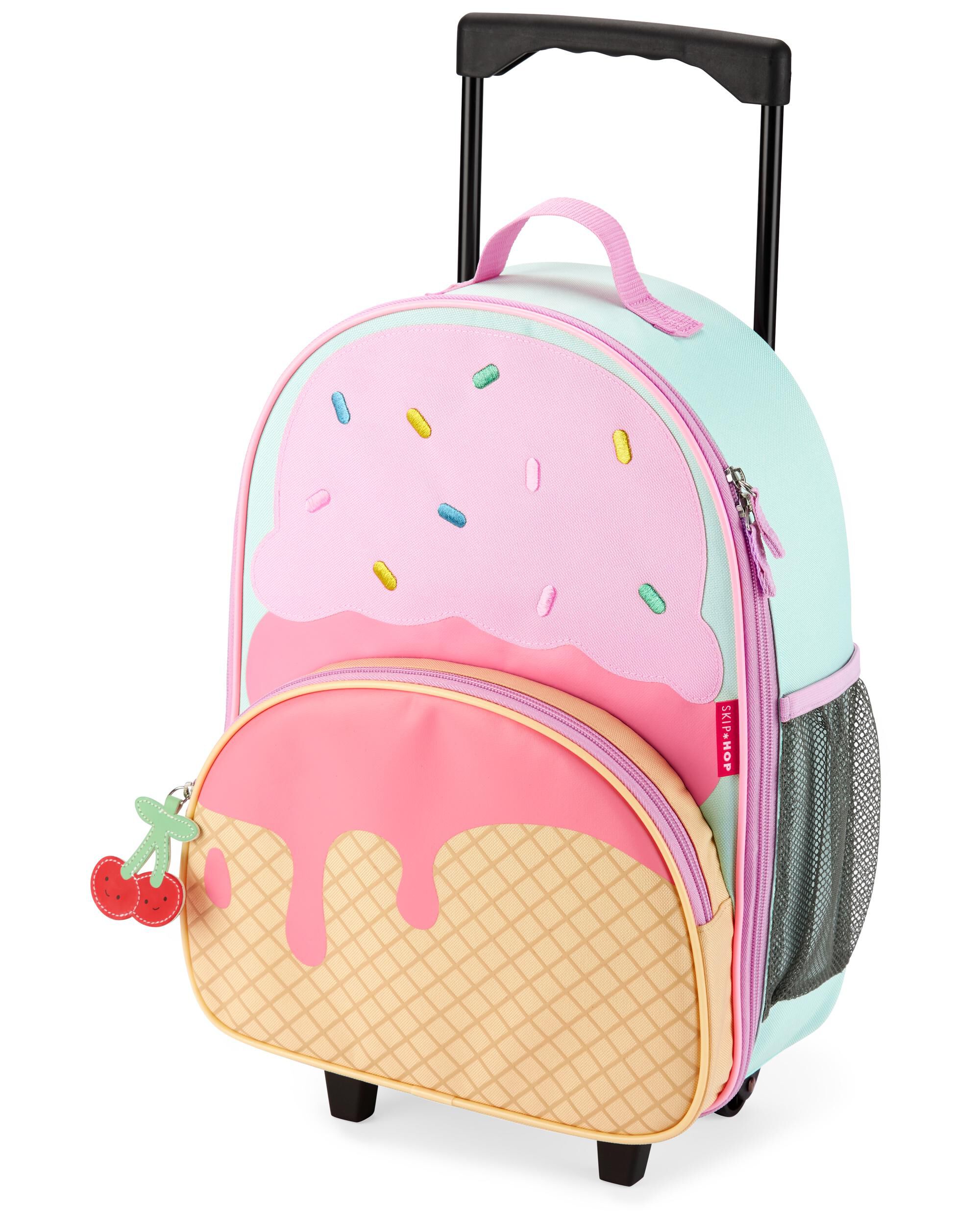 Spark Style Kids Carry On Rolling Luggage - Ice Cream, 